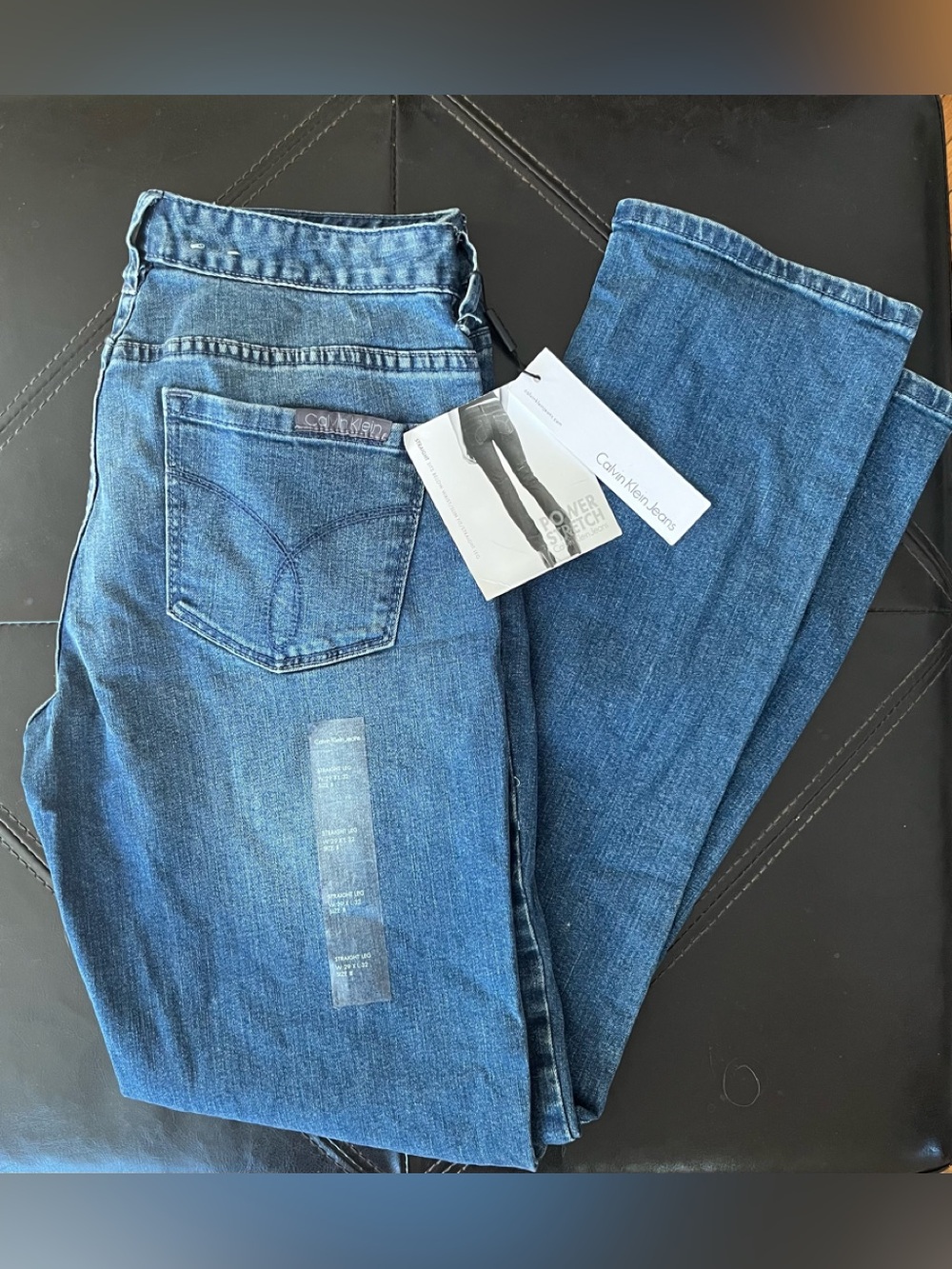 Women’s Calvin Klein Straight Leg Denim Jeans